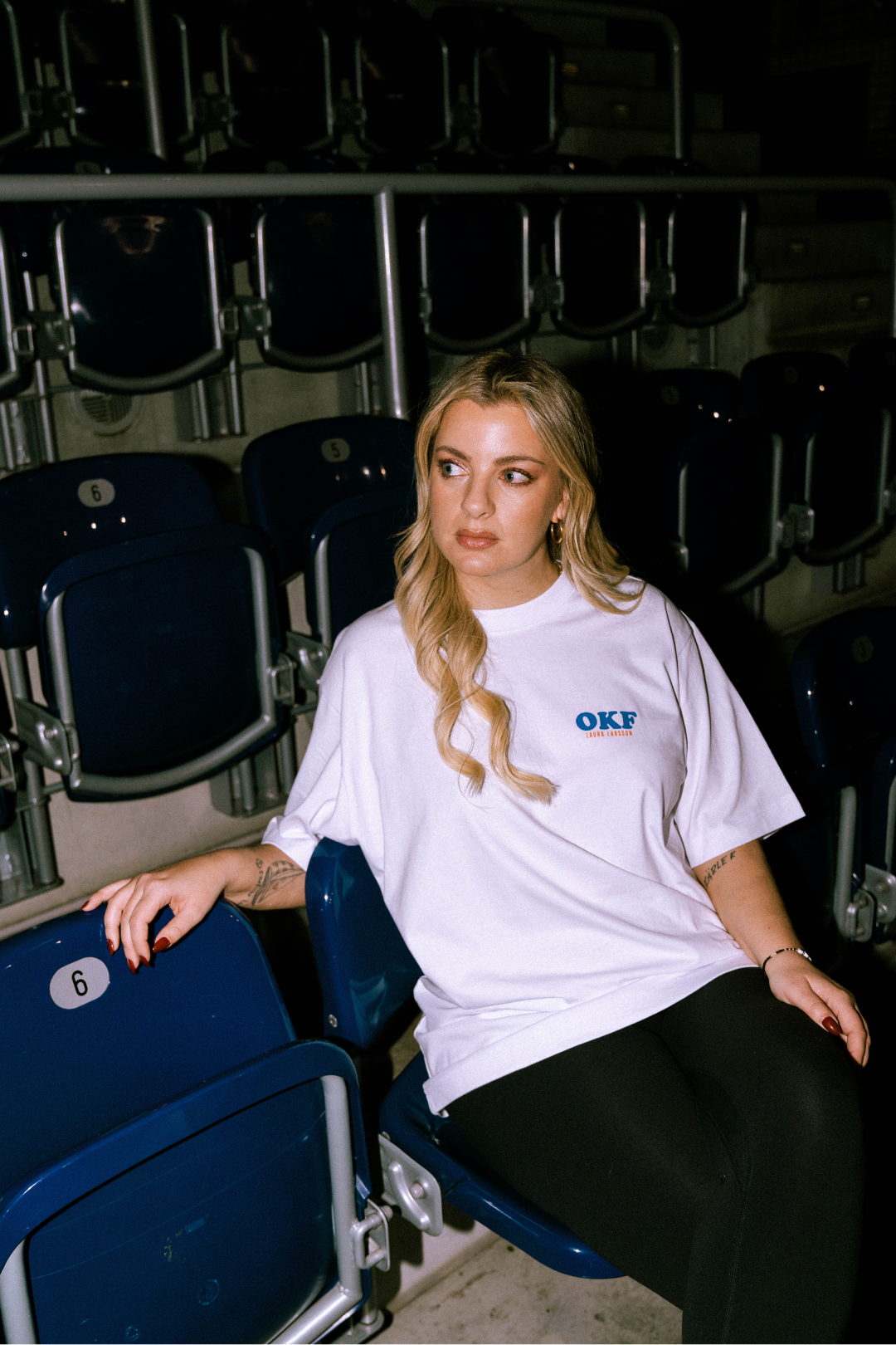 OKF T-Shirt weiß