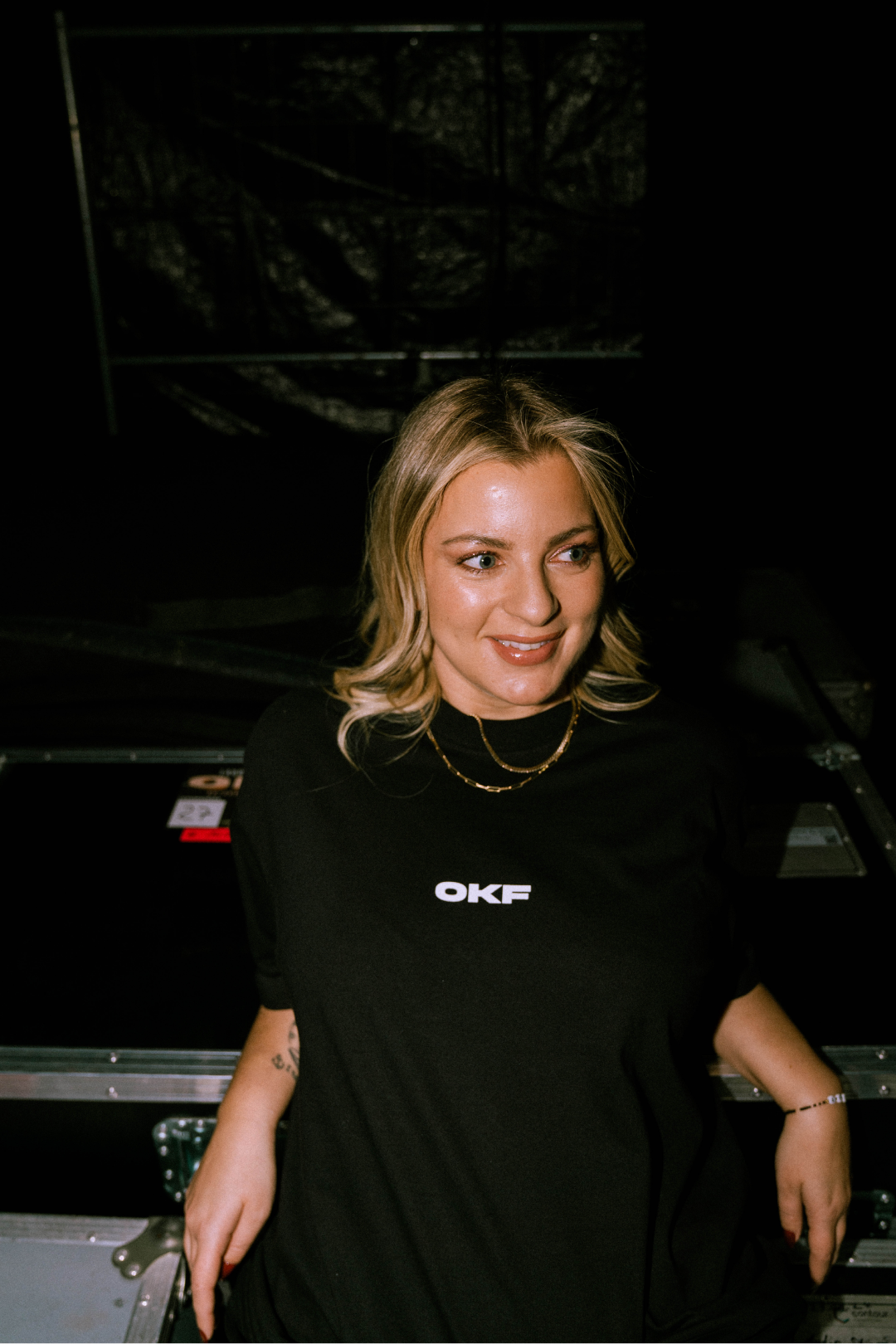 OKF T-Shirt schwarz