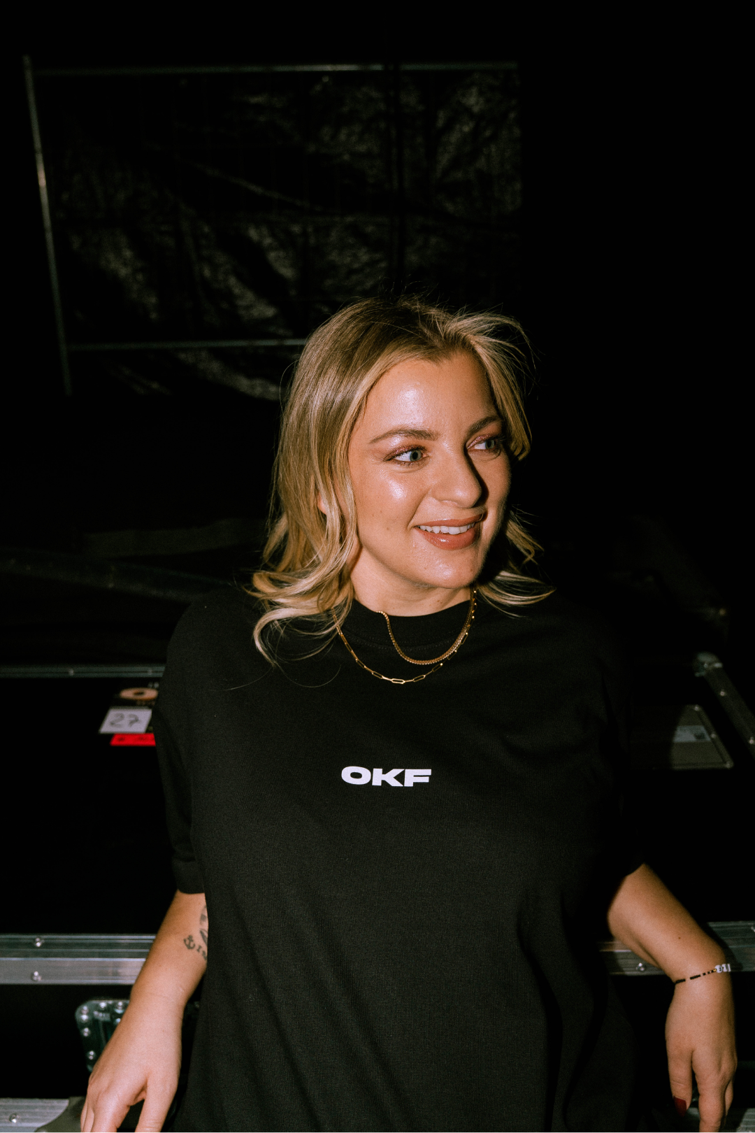OKF T-Shirt schwarz