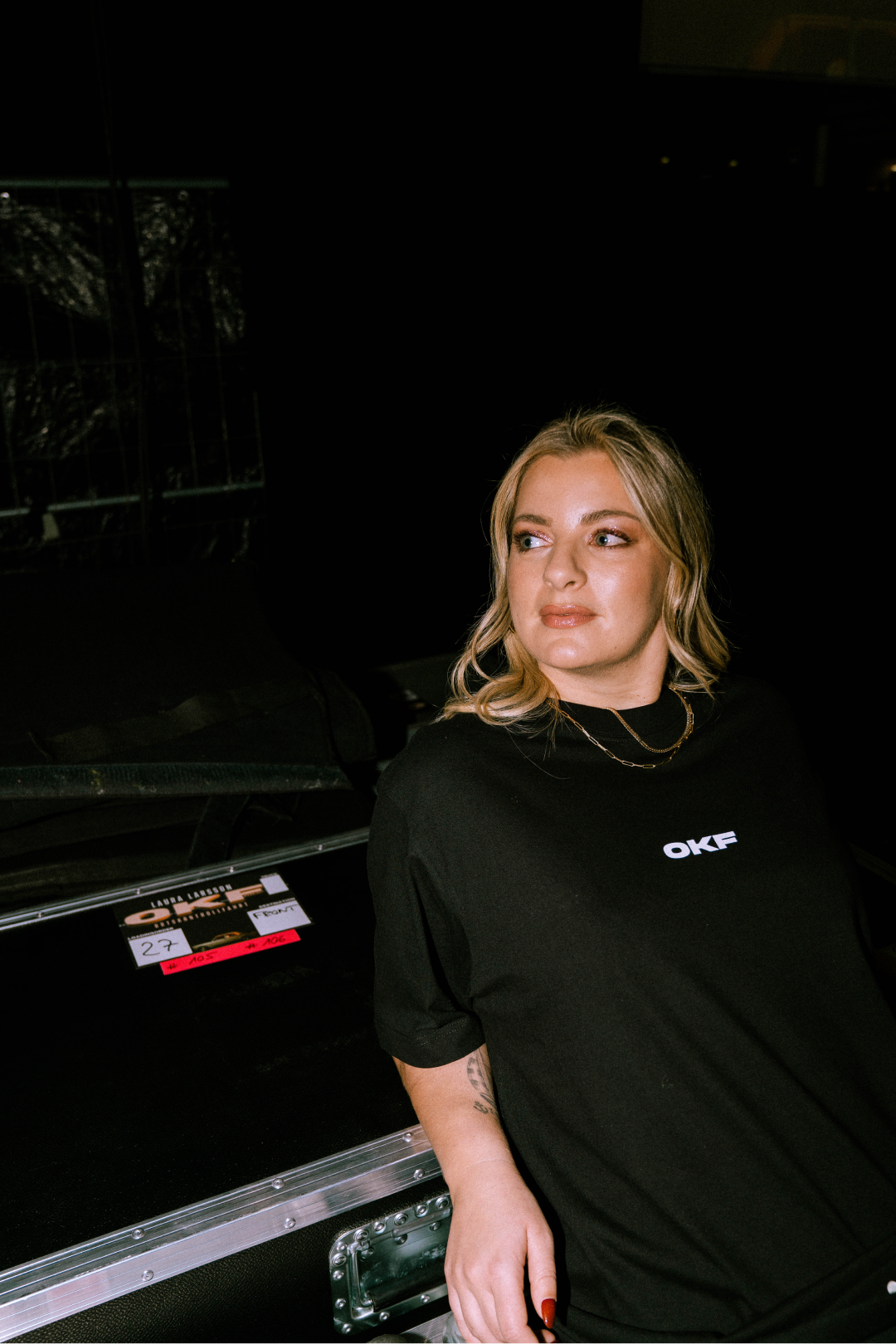 OKF T-Shirt schwarz